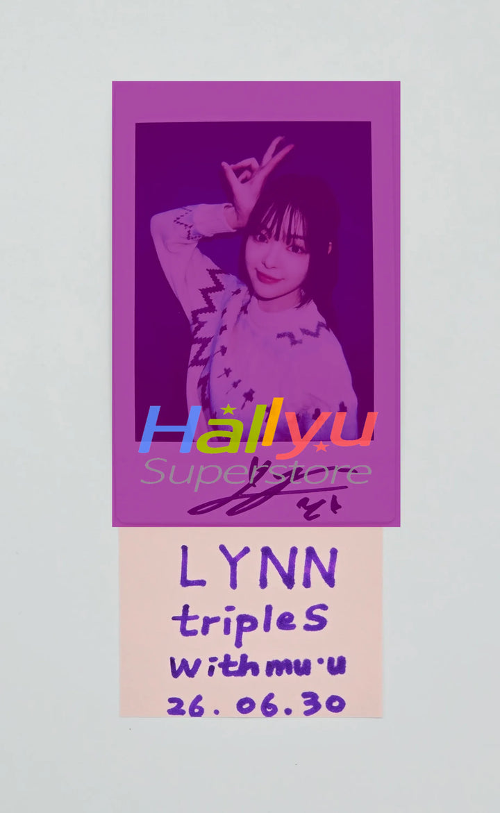 LYNN (of TripleS) - Hand Autographed(Signed) Polaroid [26.06.30]