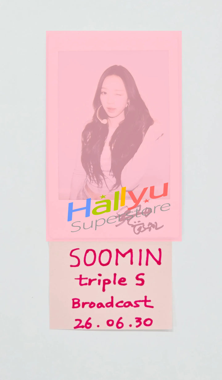SooMin (of TripleS) - Hand Autographed(Signed) Polaroid [26.06.30]