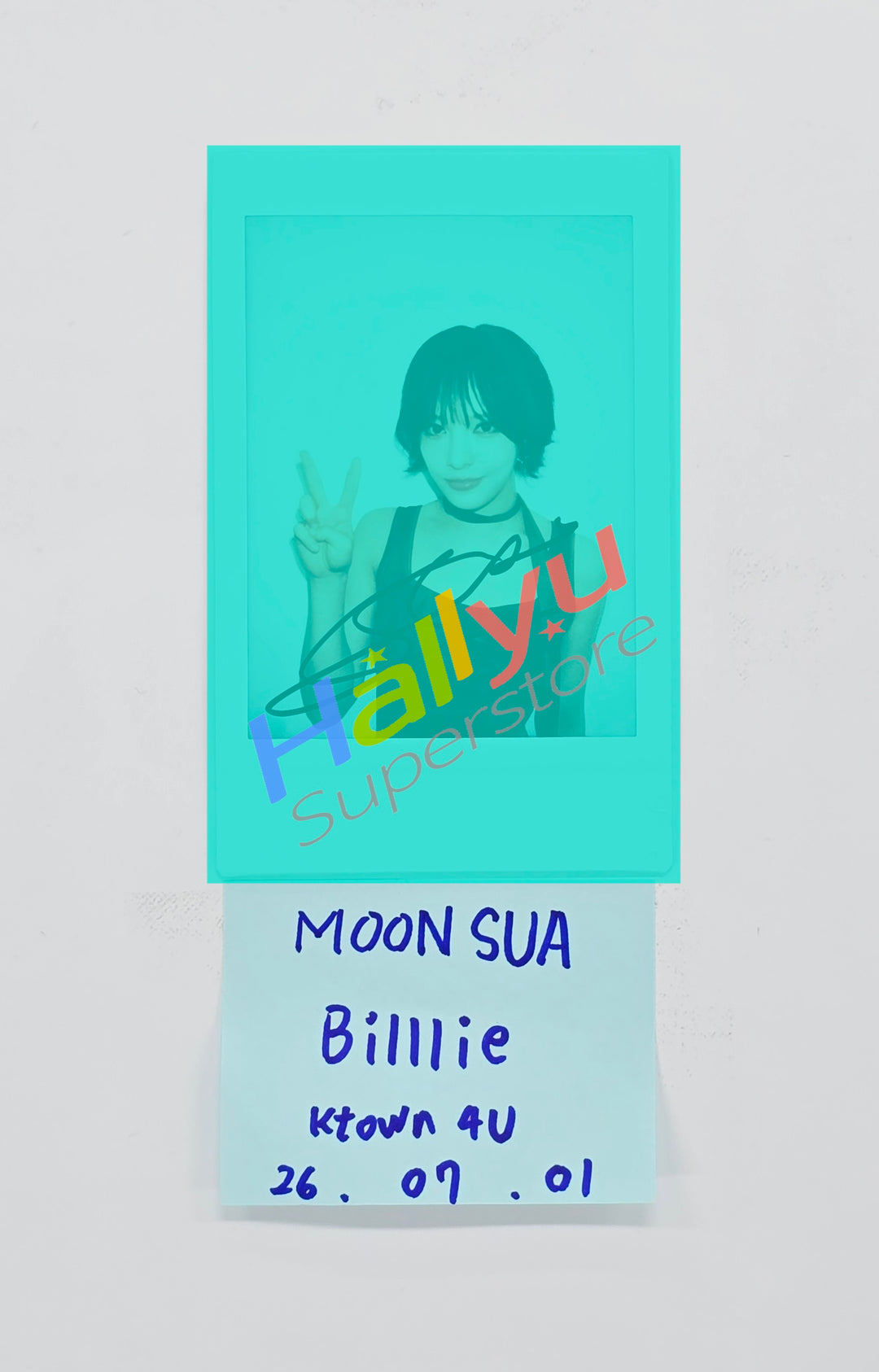 Moon Sua (of billlie) - Hand Autographed(Signed) Polaroid [26.07.01]