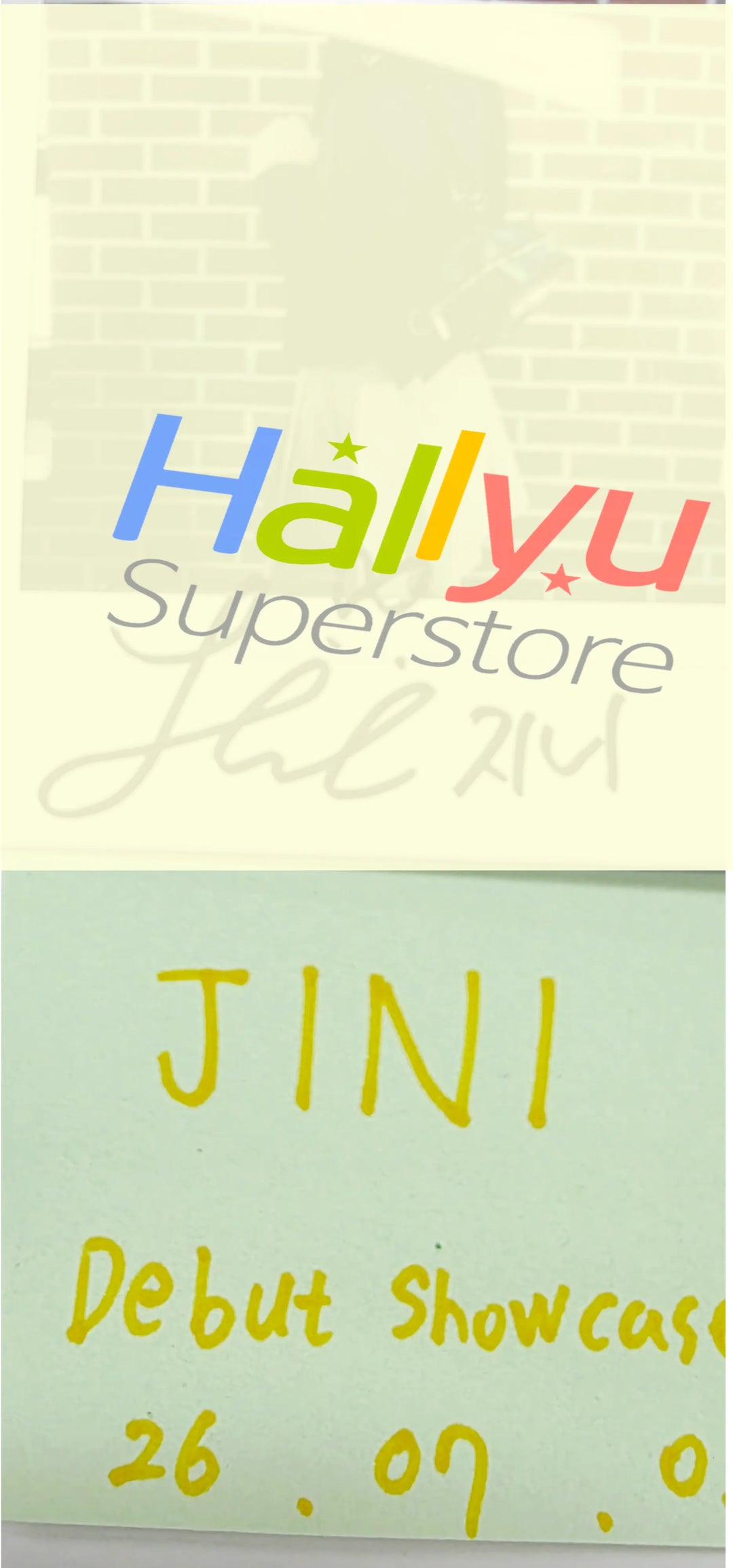 JINI - Hand Autographed(Signed) Polaroid [26.07.02]
