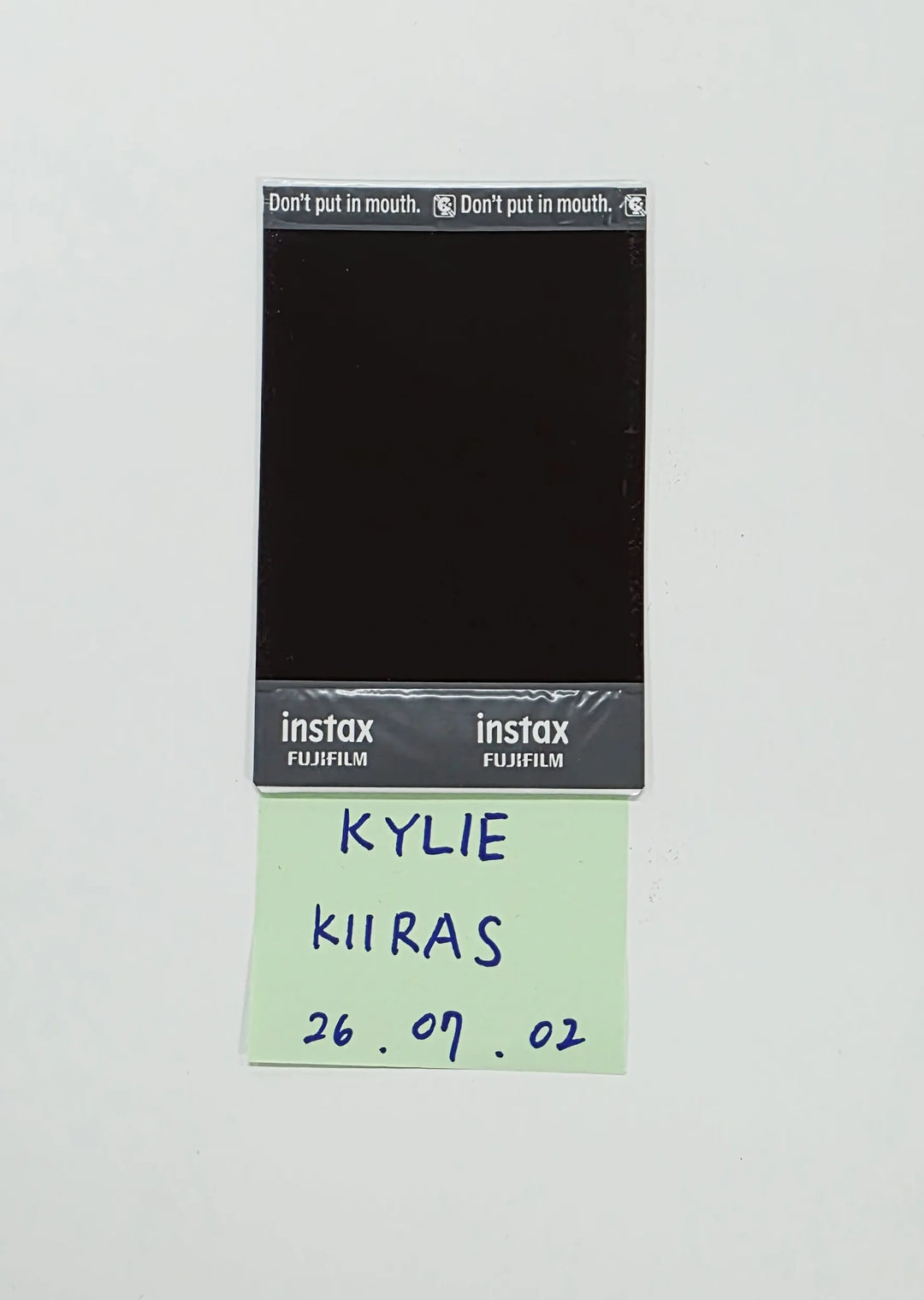 KYLIE (of KIIRAS) - Hand Autographed(Signed) Polaroid [26.07.02]
