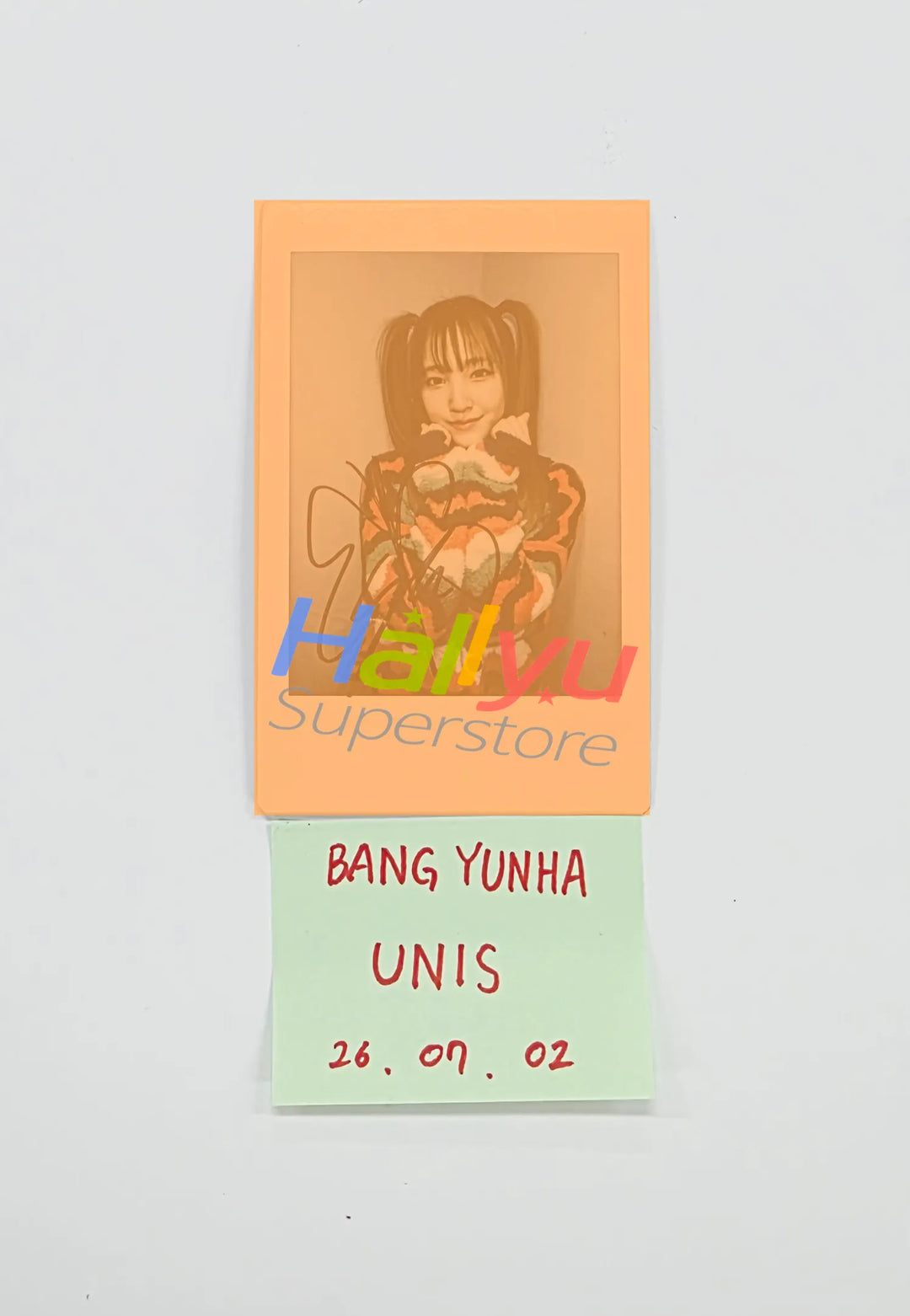 YUNHA (of UNIS) - Hand Autographed(Signed) Polaroid [26.07.02]
