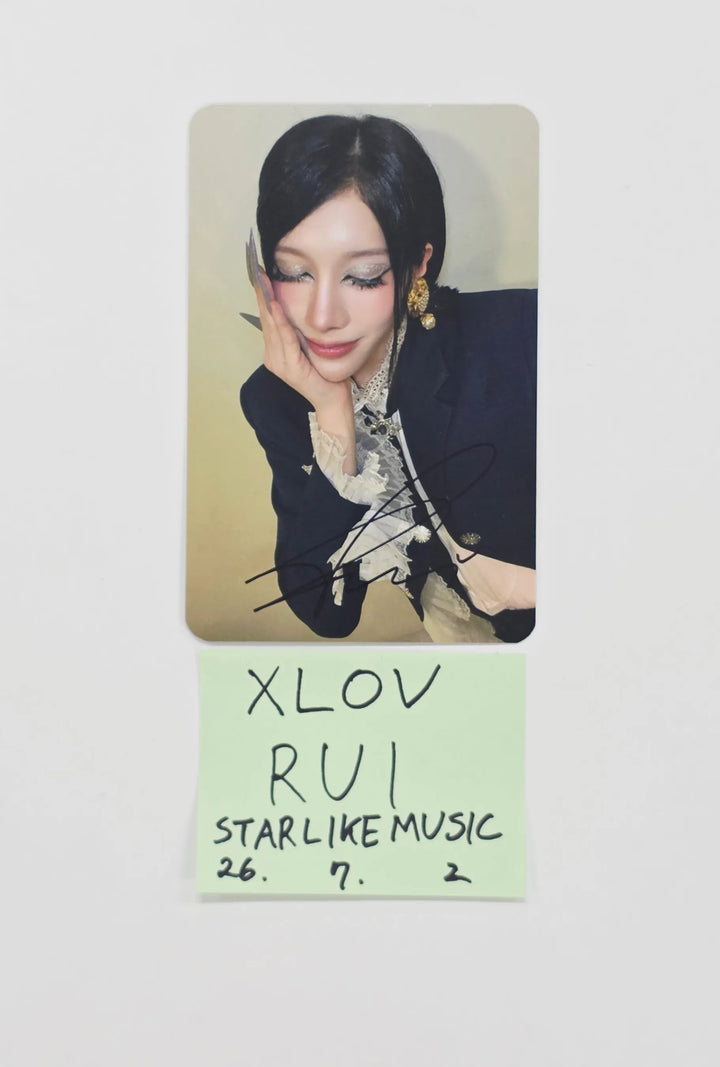 RUI (of XLOV) "I,God" - Hand Autographed(Signed) Photocard [26.07.02]