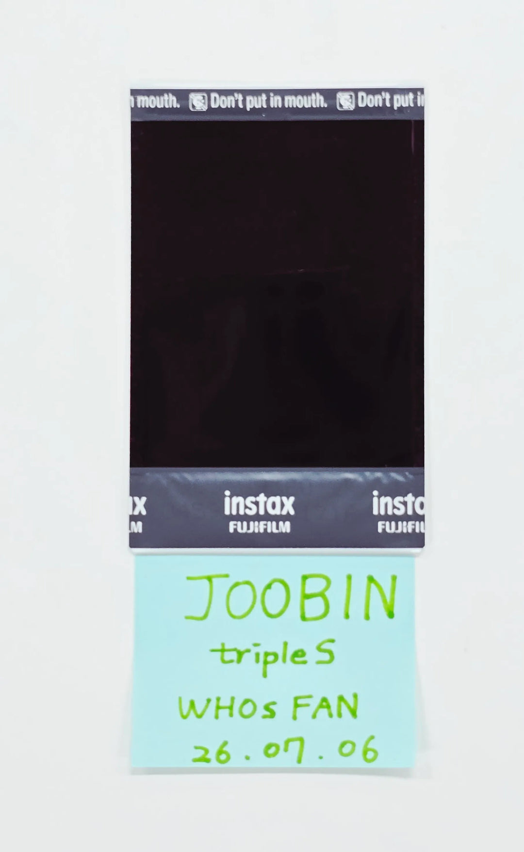 JOOBIN (of TripleS) - Hand Autographed(Signed) Polaroid [26.07.06]