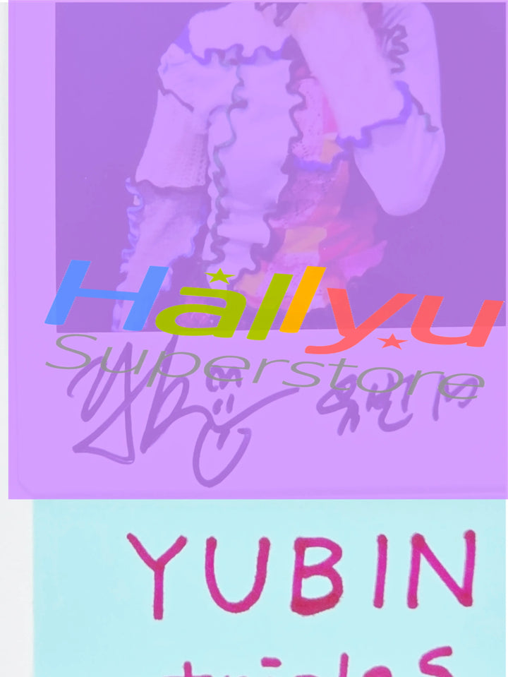 YUBIN (of TripleS) - Hand Autographed(Signed) Polaroid [26.07.06]