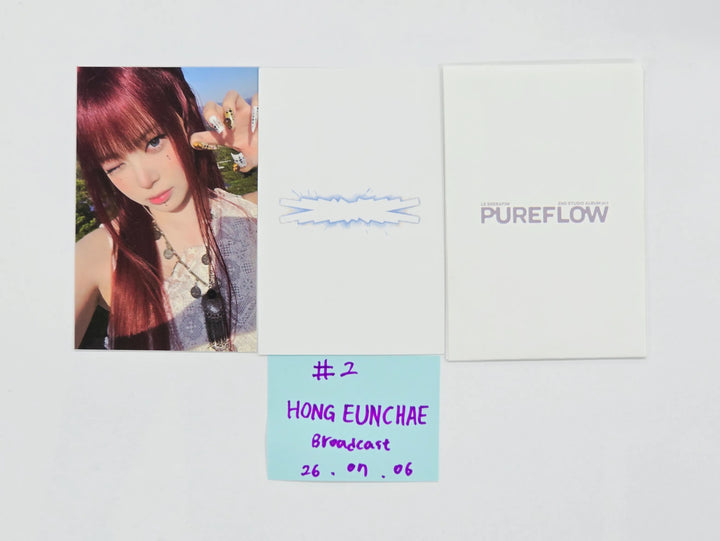 LE SSERAFIM "PUREFLOW" - Broadcast Photocard [26.07.06]
