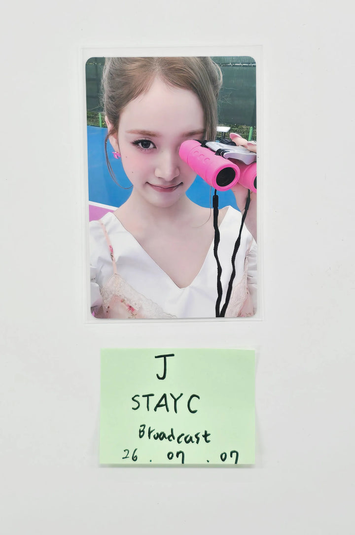 J (of StayC) "2:LOVE" - Broadcast Photocard + Umbrella [26.07.07]