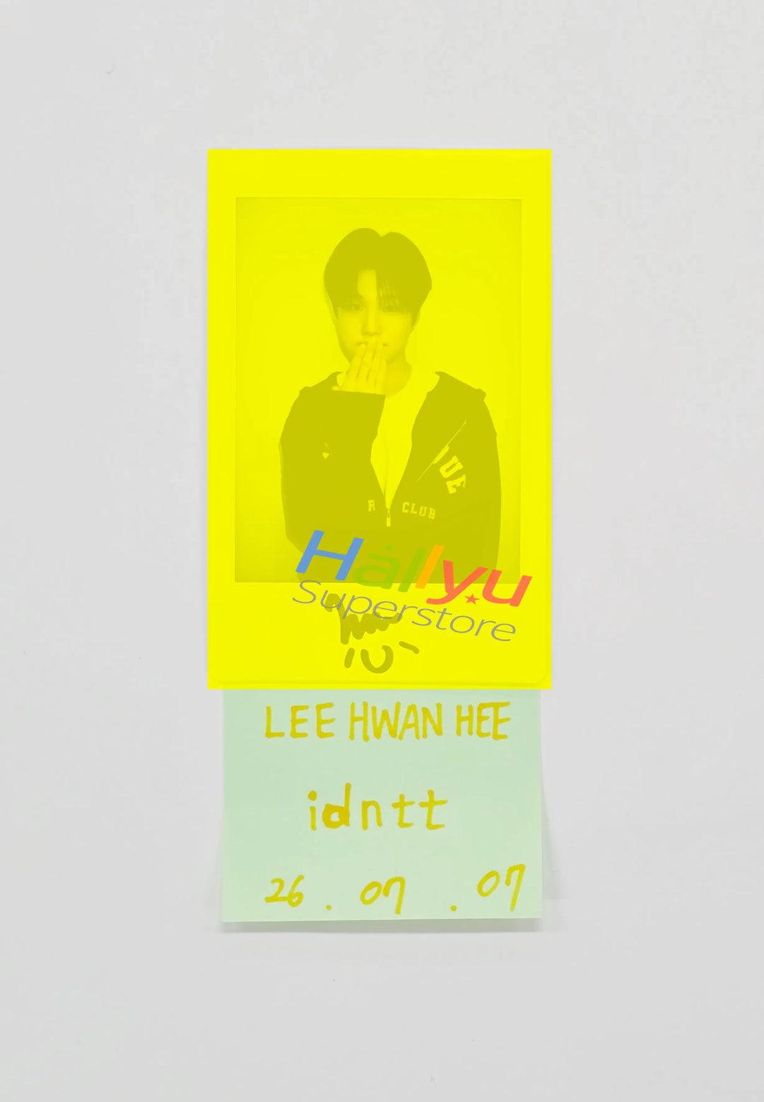 LEE HWANHEE (of idntt) - Hand Autographed(Signed) Polaroid [26.07.07]