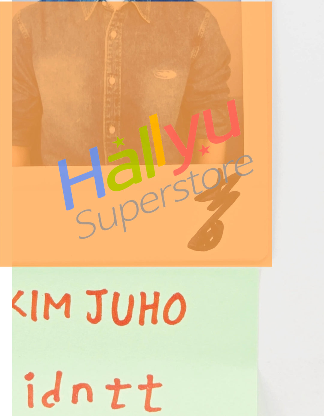 KIM JUHO (of idntt) - Hand Autographed(Signed) Polaroid [26.07.07]