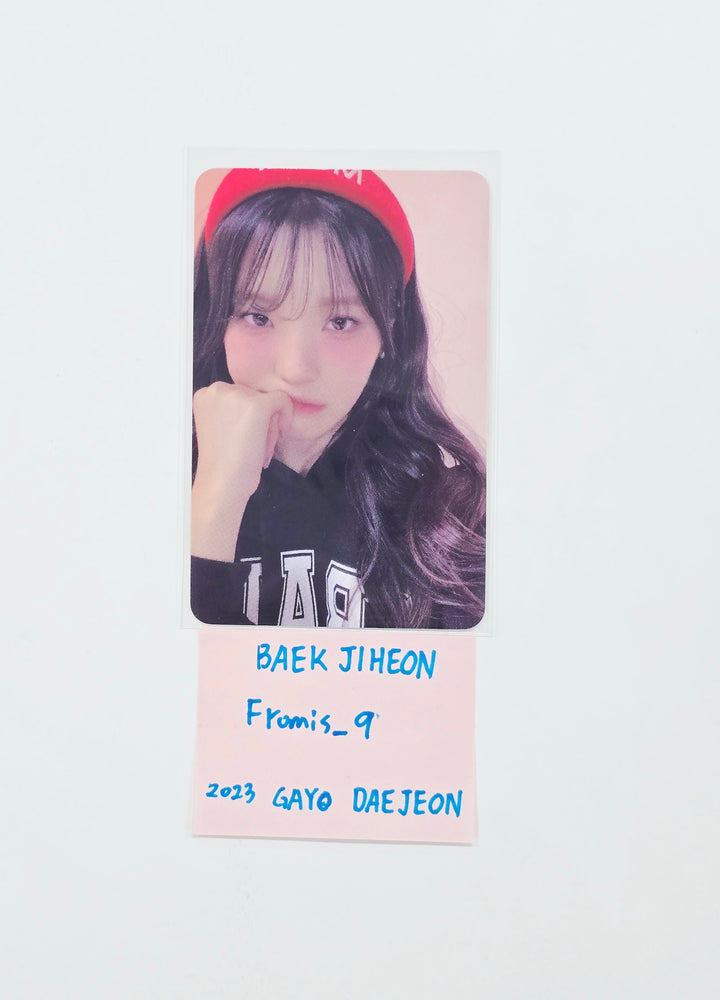 BAEK JIHEON (of Fromis_9) - 2023 GAYODAEJEON Broadcast Photocard [26.07.08]