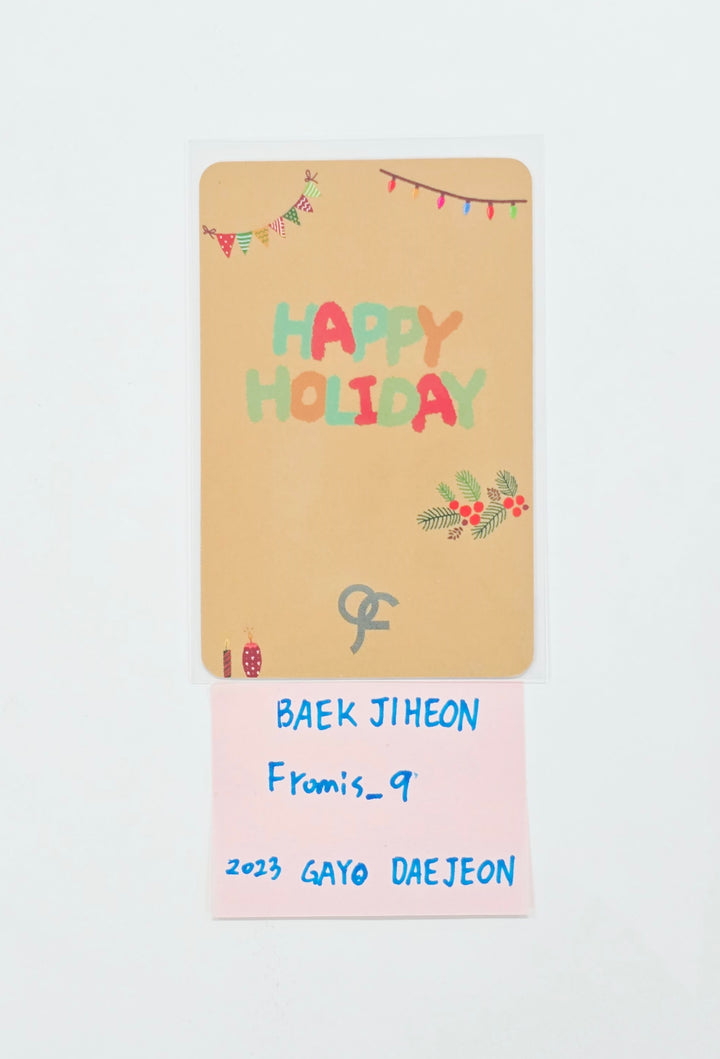 BAEK JIHEON (of Fromis_9) - 2023 GAYODAEJEON Broadcast Photocard [26.07.08]
