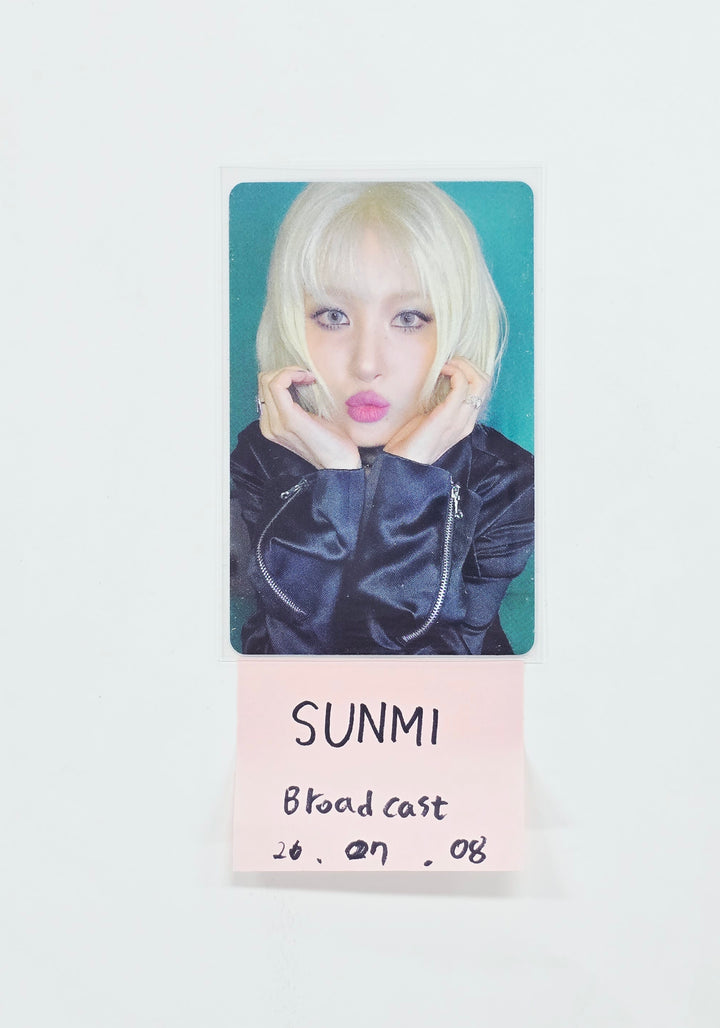 SUNMI "BLUE!" - Broadcast Photocard [26.07.08]