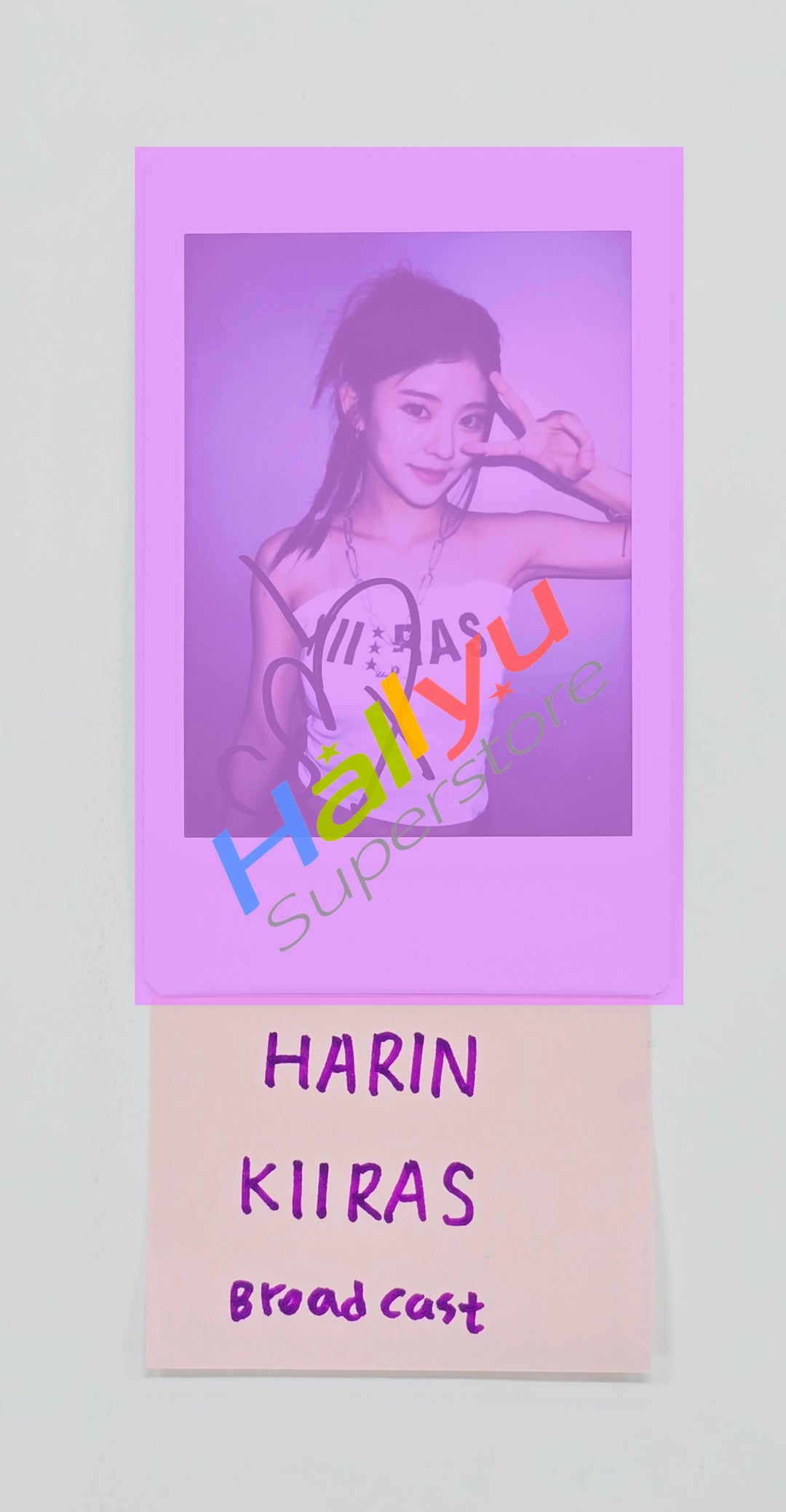 HARIN (of KIIRAS) - Hand Autographed(Signed) Polaroid [26.07.08]