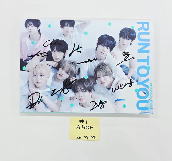 AHOF "RUN TO YOU" - Hand Autographed(Signed) Promo Album [26.07.09]