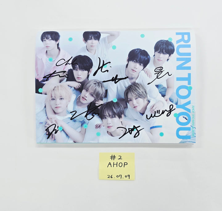 AHOF "RUN TO YOU" - Hand Autographed(Signed) Promo Album [26.07.09]