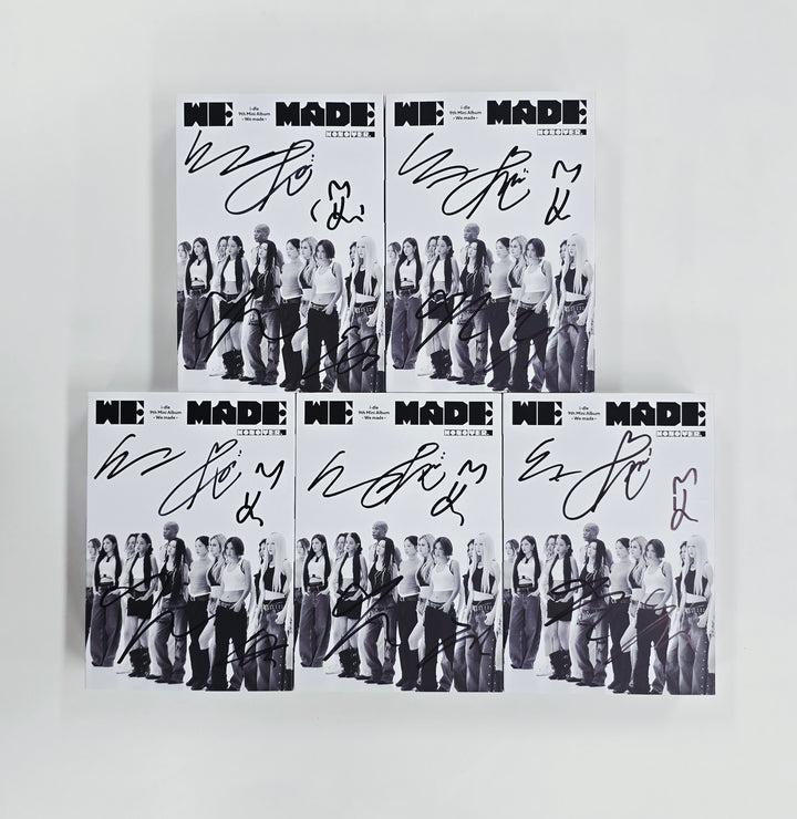 I-DLE "We made" - Hand Autographed(Signed) Promo Album [26.07.09]