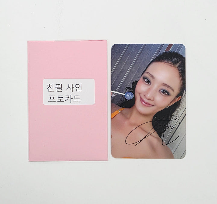 MINNIE (of I-DLE) "We made" - Hand Autographed(Signed) Photocard [26.07.09]