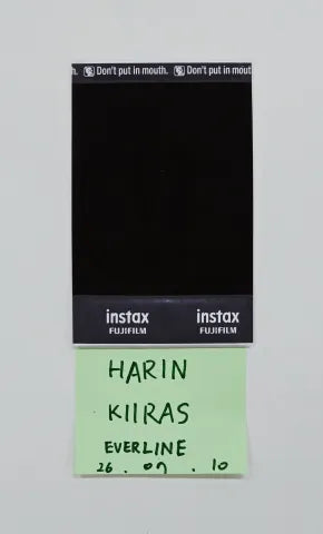 HARIN (of KIIRAS) - Hand Autographed(Signed) Polaroid [26.07.10]