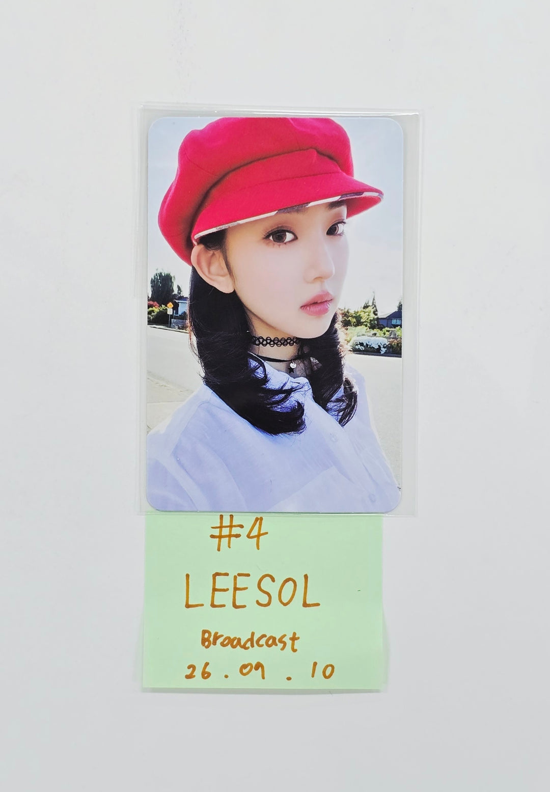 LEESOL (of KiiiKiii) - Broadcast Photocard [26.07.10]