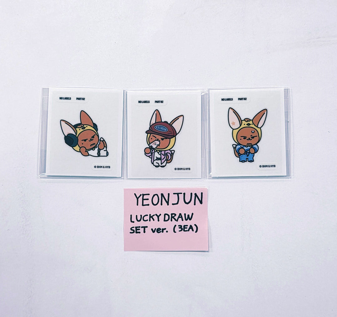YEONJUN (of TXT) "NO LABELS: PART 02" - Lucky Draw Event Hwang Choon Seal Sticker Set (3ea) [26.07.13]