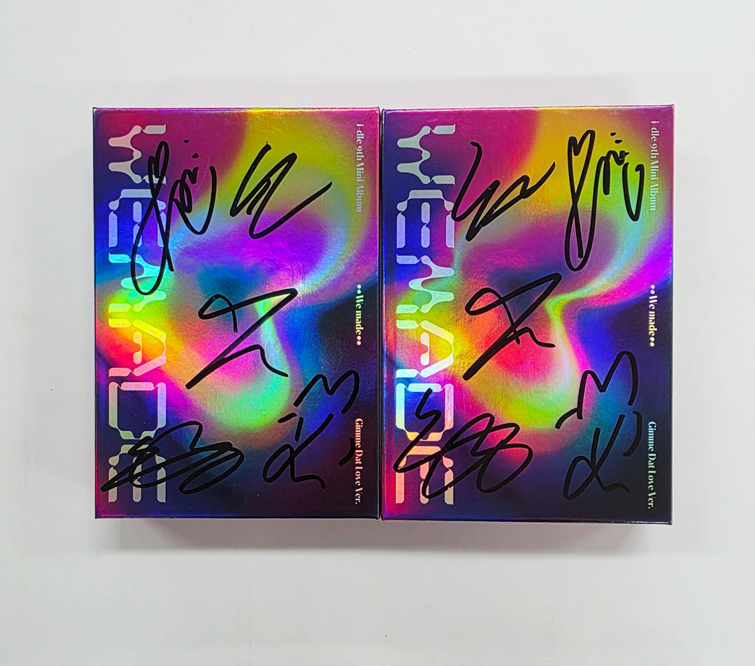 I-DLE "We made" - Hand Autographed(Signed) Promo Album [26.07.13]