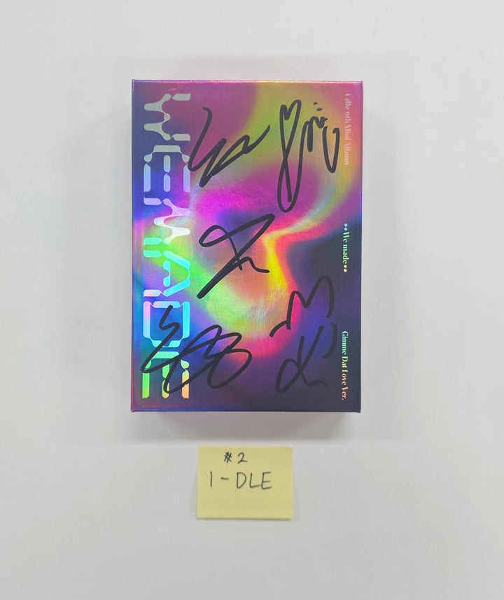 I-DLE "We made" - Hand Autographed(Signed) Promo Album [26.07.13]