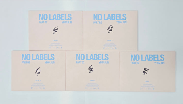 YEONJUN (of TXT) "NO LABELS: PART 02" - Hand Autographed(Signed) Promo Album [26.07.13]