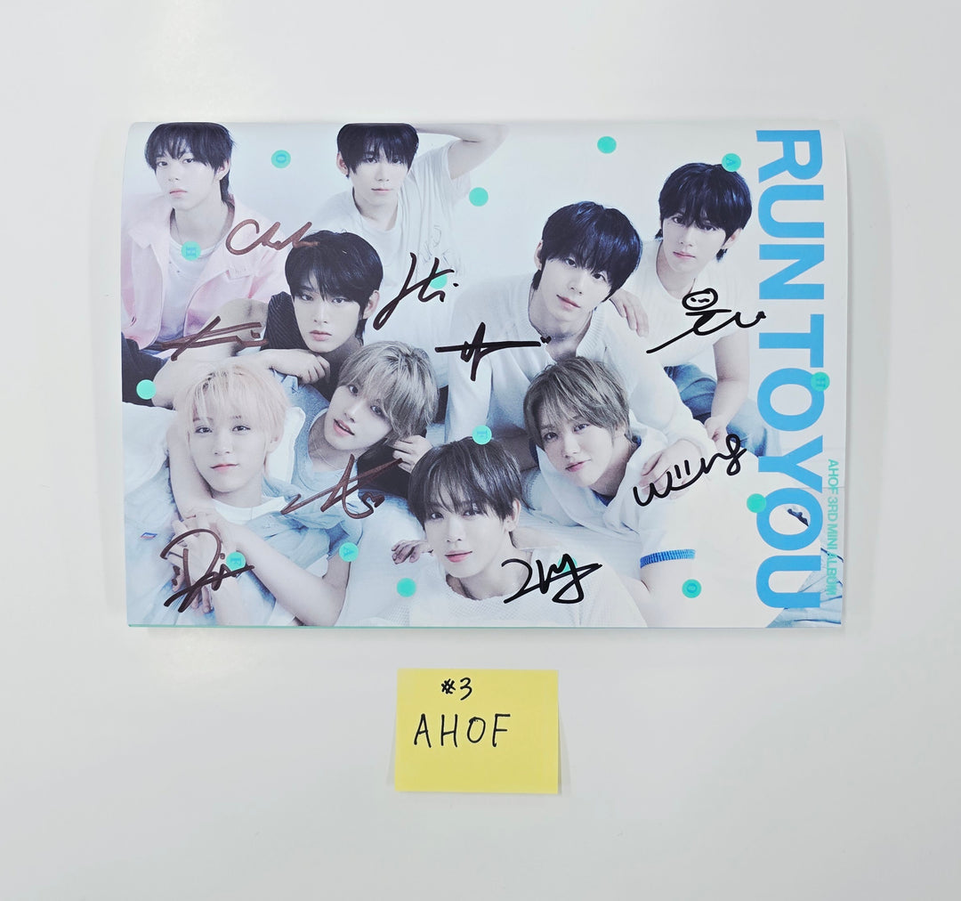 AHOF "RUN TO YOU" - Hand Autographed(Signed) Promo Album [26.07.13]