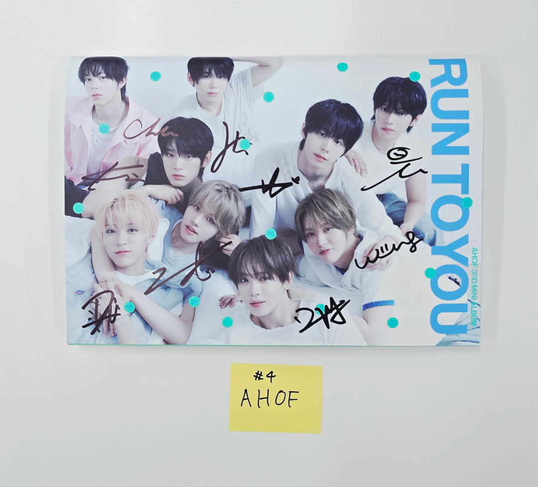 AHOF "RUN TO YOU" - Hand Autographed(Signed) Promo Album [26.07.13]