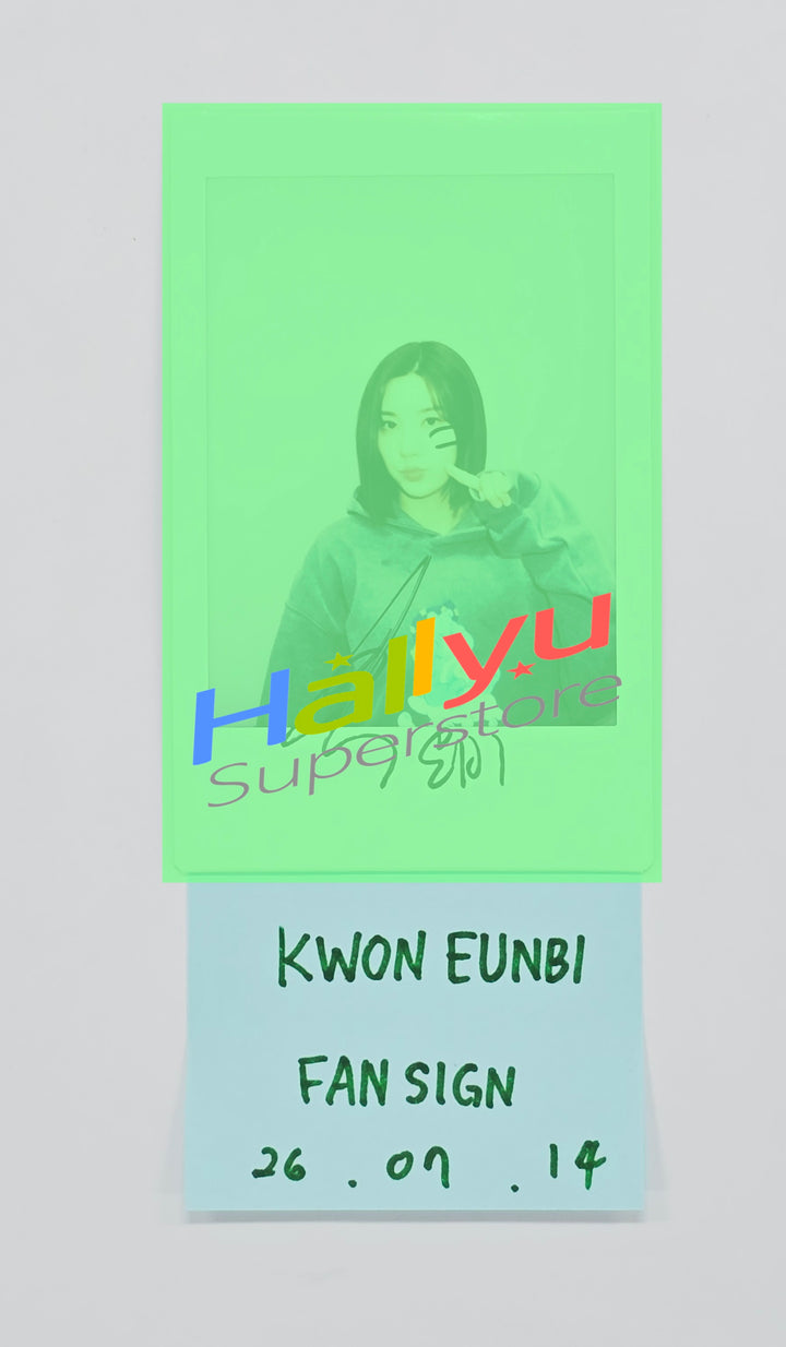 KWON EUNBI - Hand Autographed(Signed) Polaroid [26.07.14]
