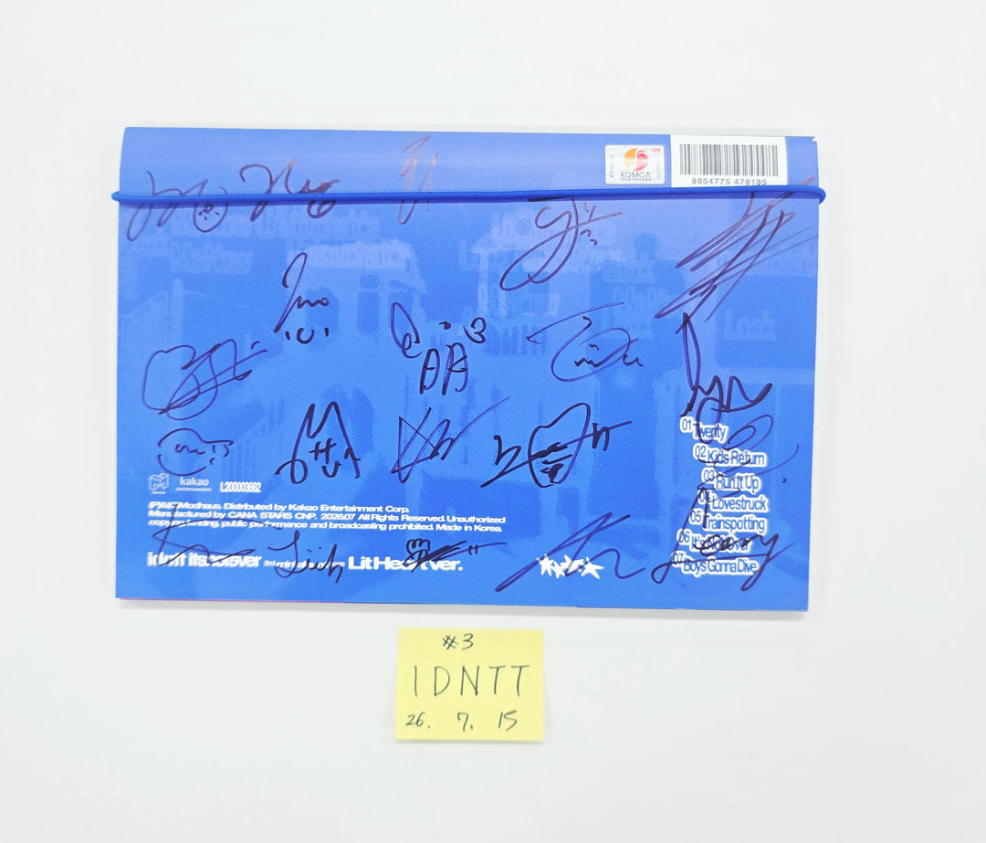 idntt "itsnotover" - Hand Autographed(Signed) Promo Album [26.07.15]