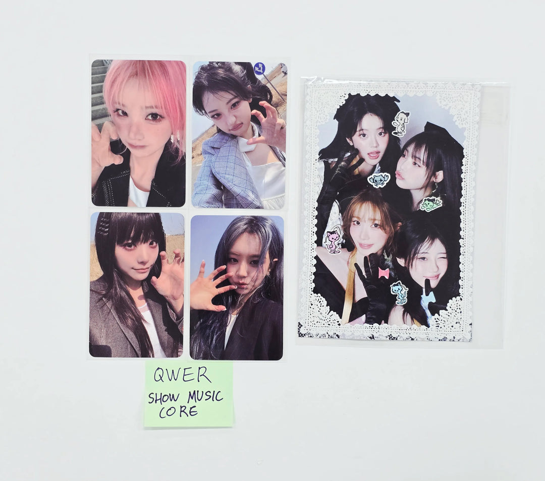 QWER - SHOW MUSIC CORE Broadcast Photocard, Postcard Set [26.07.15]