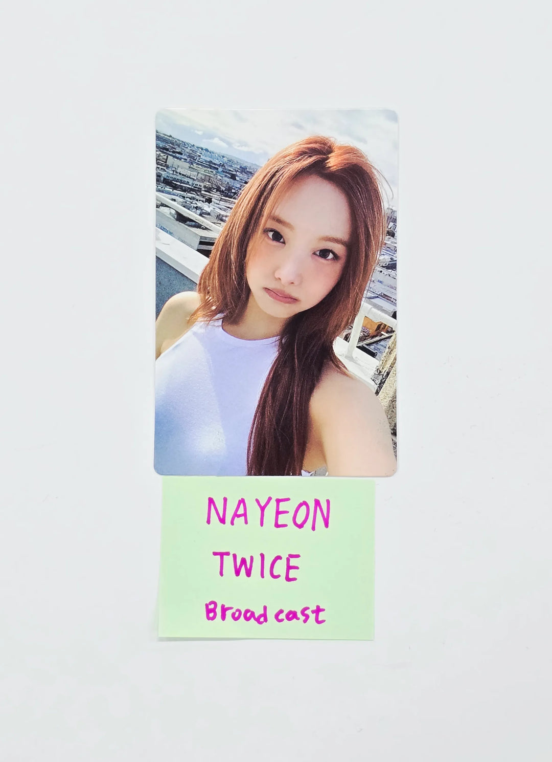 Nayeon (of Twice) "NA" - Broadcast Photocard [26.07.15]