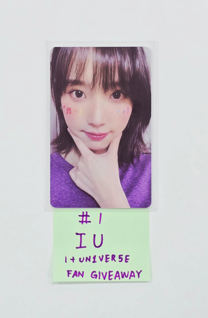 IU - "I + UN1VER5E" Fan Giveaway PVC Photocard [26.07.15]