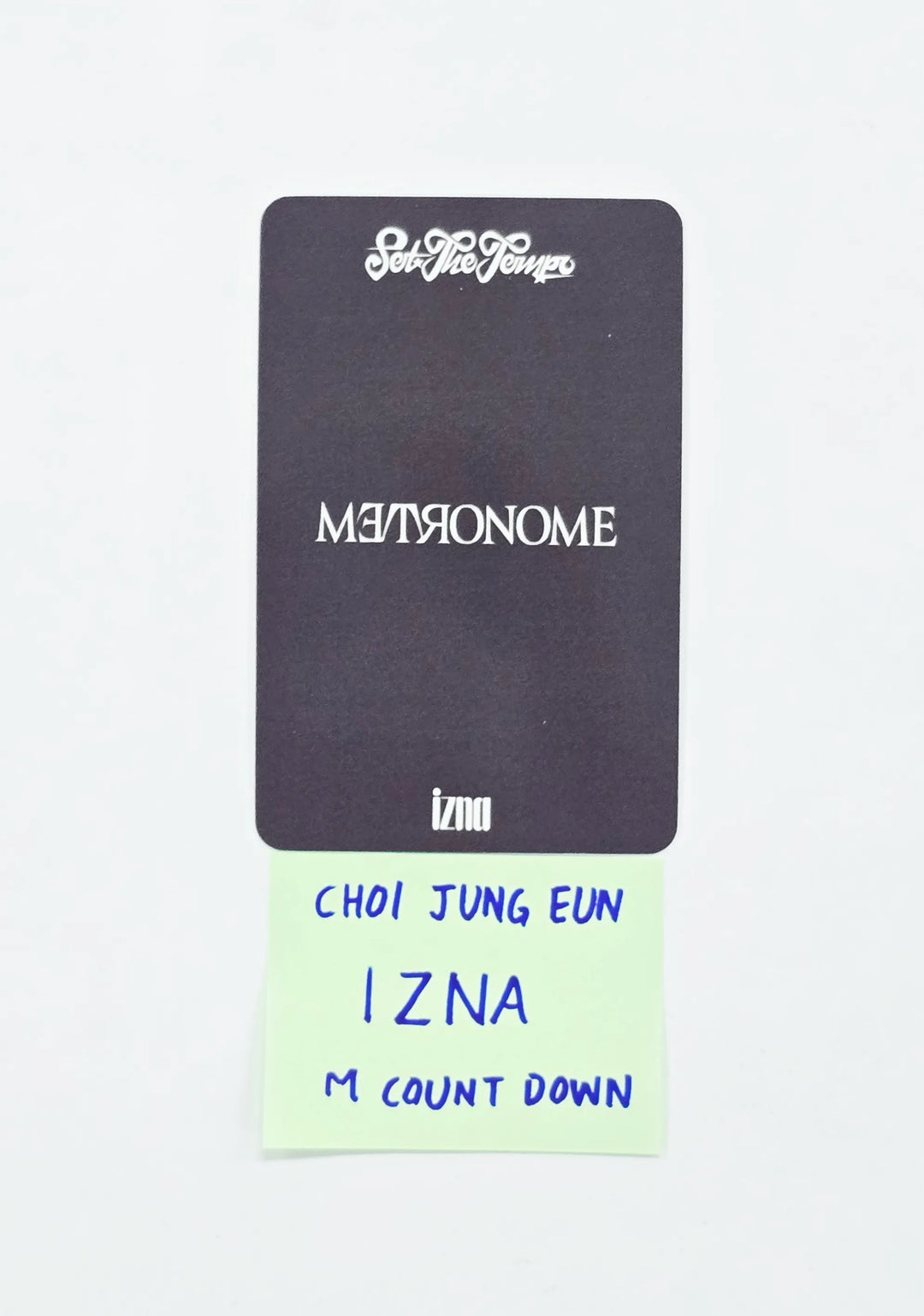CHOI JUNGEUN (of izna) "METRONOME" - M Countdown 4th Broadcast Photocard [26.07.15]