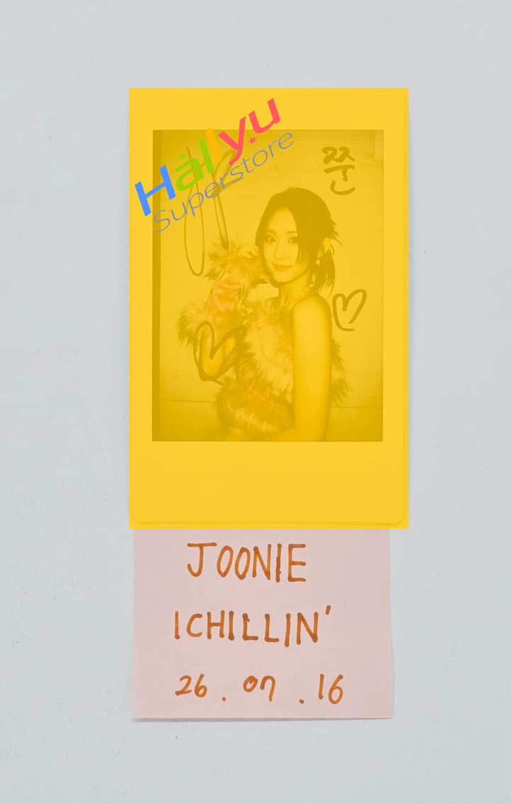 JOONIE (of ICHILLIN) - Hand Autographed(Signed) Polaroid [26.07.16]