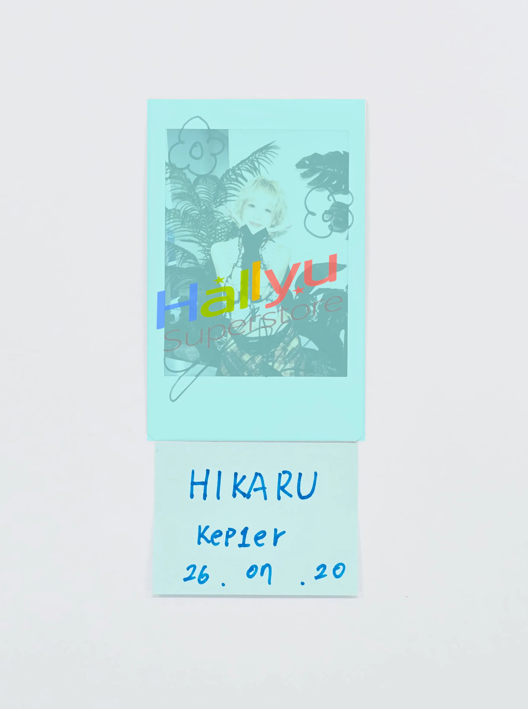 HIKARU (of Kep1er) - Hand Autographed(Signed) Polaroid [26.07.20]