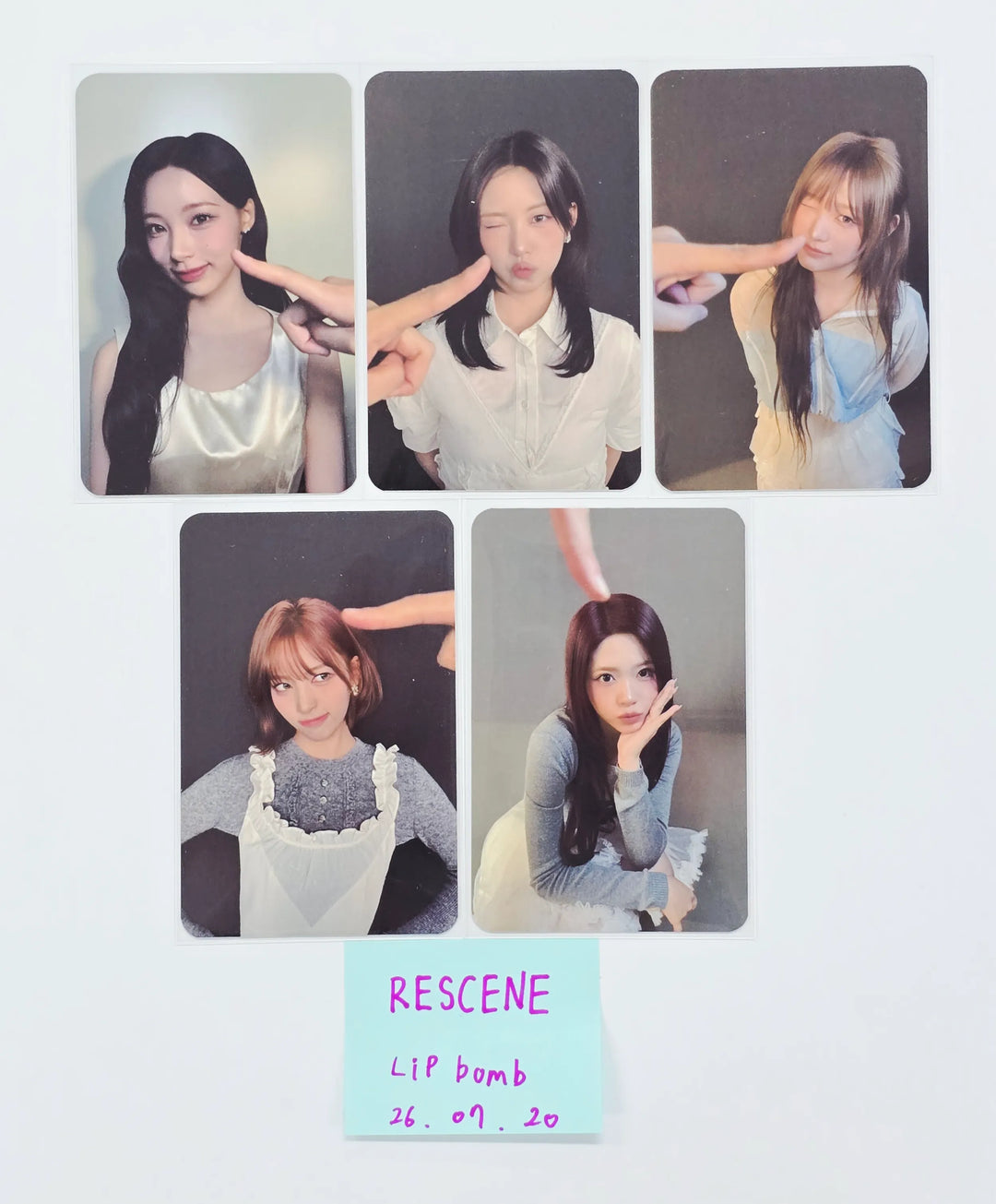 RESCENE "Lip bomb" - Photocard Set (5ea) [26.07.20]