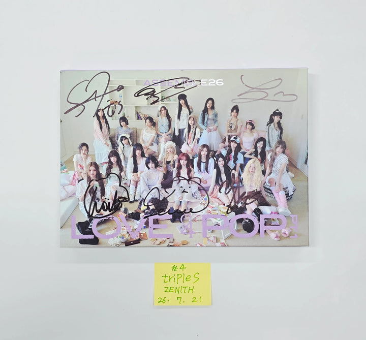 triples_msnz "LOVE&amp;POP" - Hello82 Hand Autographed(Signed) Album (zenith) [26.07.21]