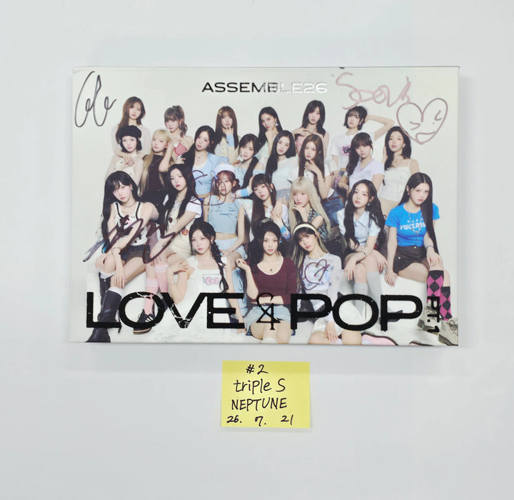 triples_msnz "LOVE&amp;POP" - Hello82 Hand Autographed(Signed) Album (neptune) [26.07.21]