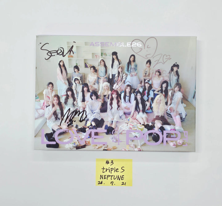 triples_msnz "LOVE&amp;POP" - Hello82 Hand Autographed(Signed) Album (neptune) [26.07.21]
