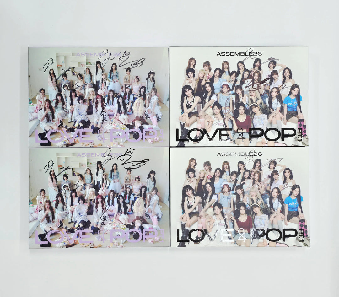 triples_msnz "LOVE&amp;POP" - Hello82 Hand Autographed(Signed) Album (MOON) [26.07.21]