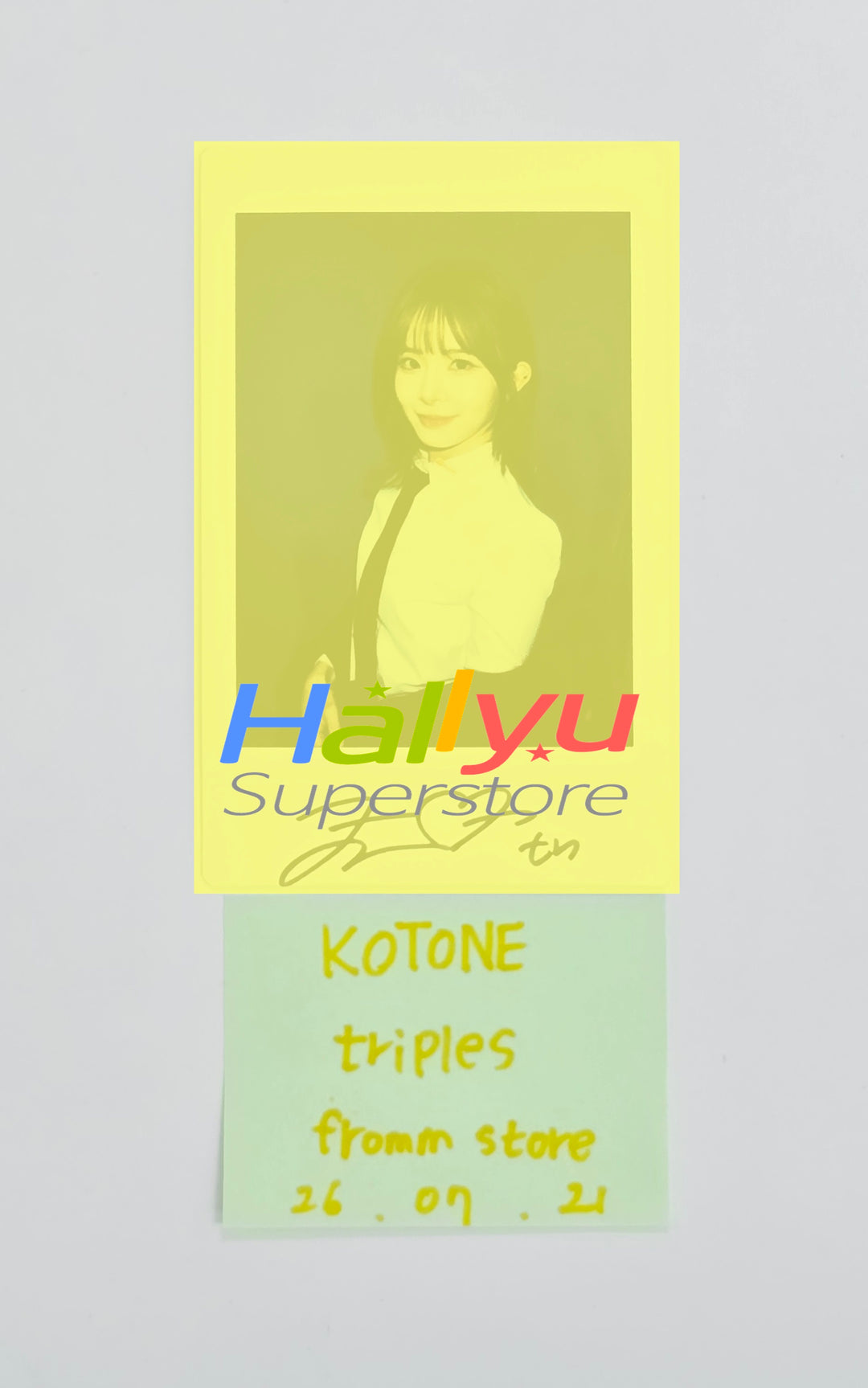 KOTONE (of tripleS) - Hand Autographed(Signed) Polaroid [26.07.21]
