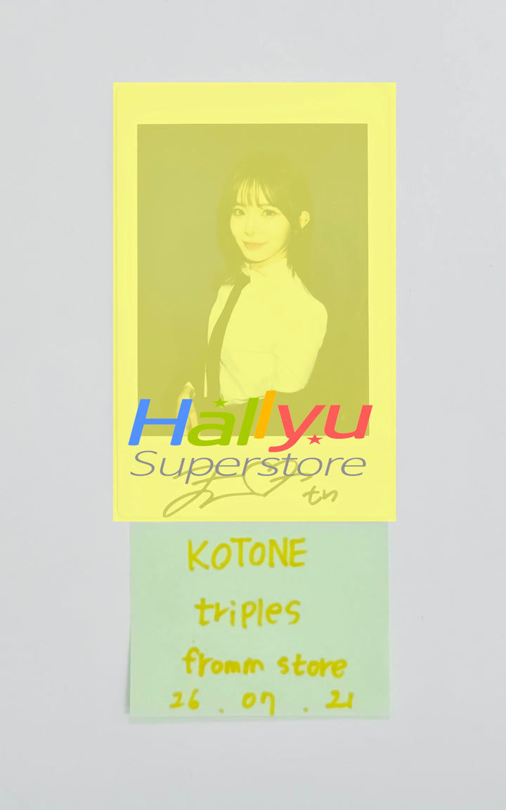 KOTONE (of tripleS) - Hand Autographed(Signed) Polaroid [26.07.21]