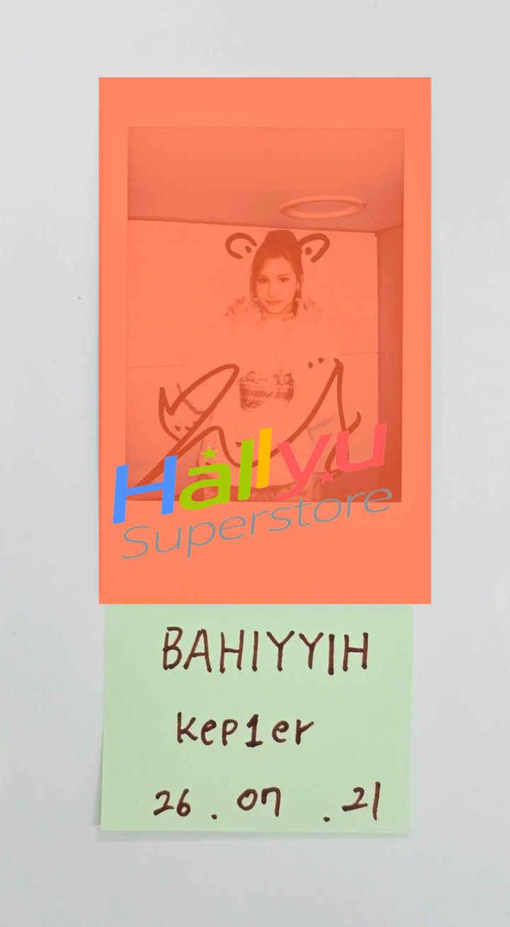 BAHIYYIH (of Kep1er) - Hand Autographed(Signed) Polaroid [26.07.21]