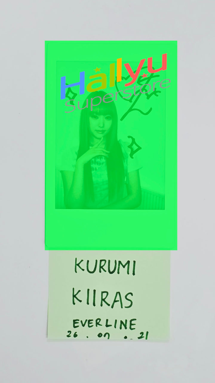 KURUMI (of KIIRAS) - Hand Autographed(Signed) Polaroid [26.07.21]