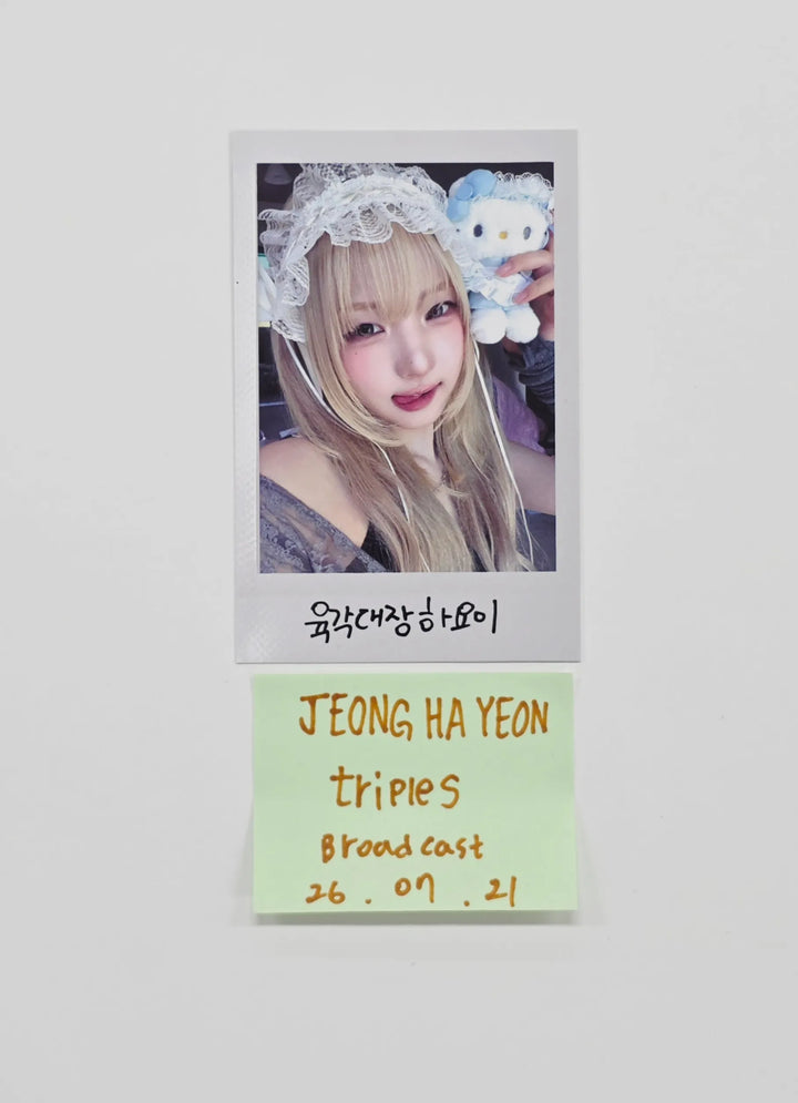 HAYEON (of tripleS) "LOVE&amp;POP" - Broadcast Polaroide type Photocard [26.07.21]