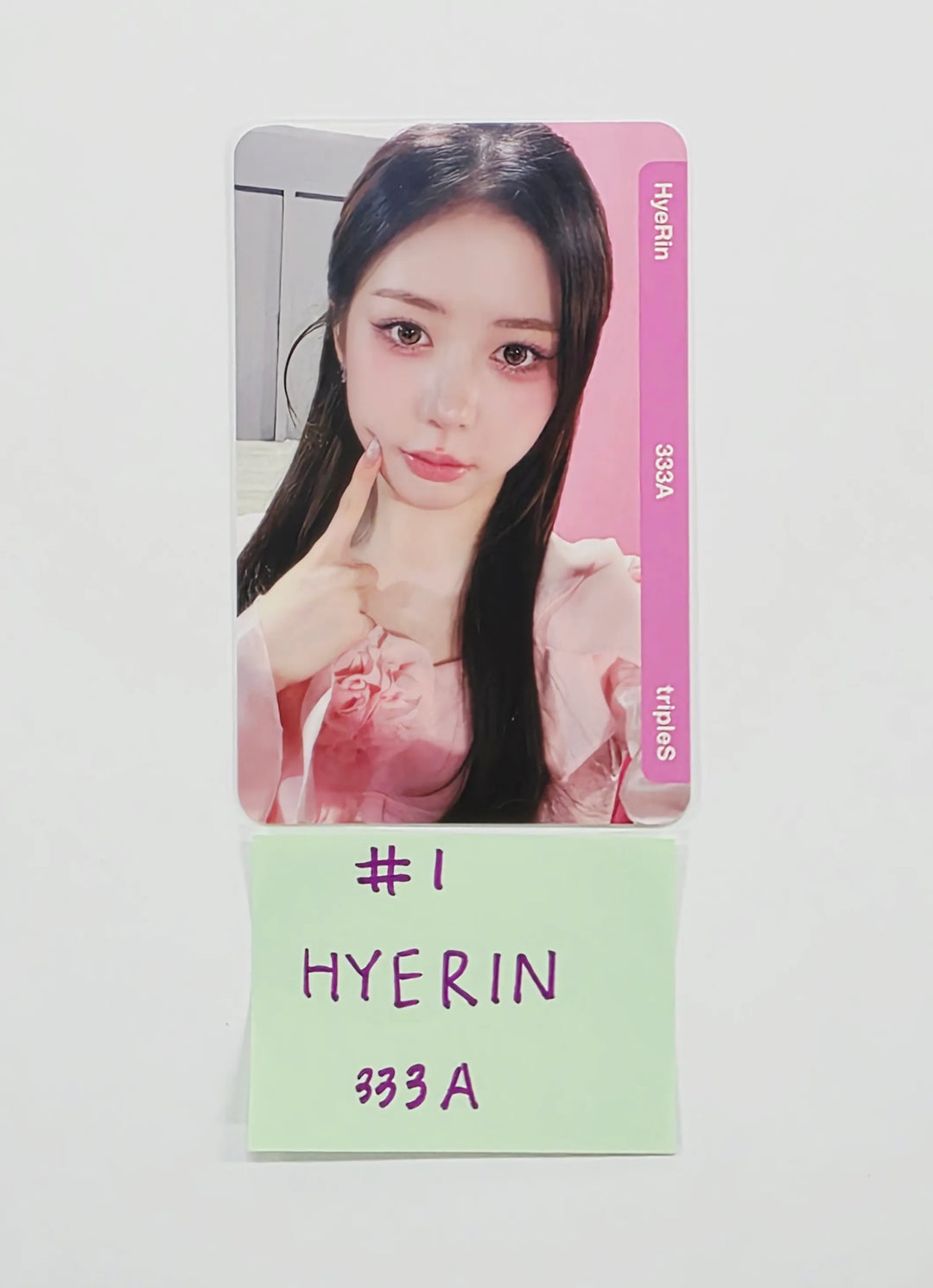 TripleS - OT24 "My Secret New Zone" Seoul Concert Farewell Party Binary02 Double Class Objekt(333A) Photocard [26.07.21]