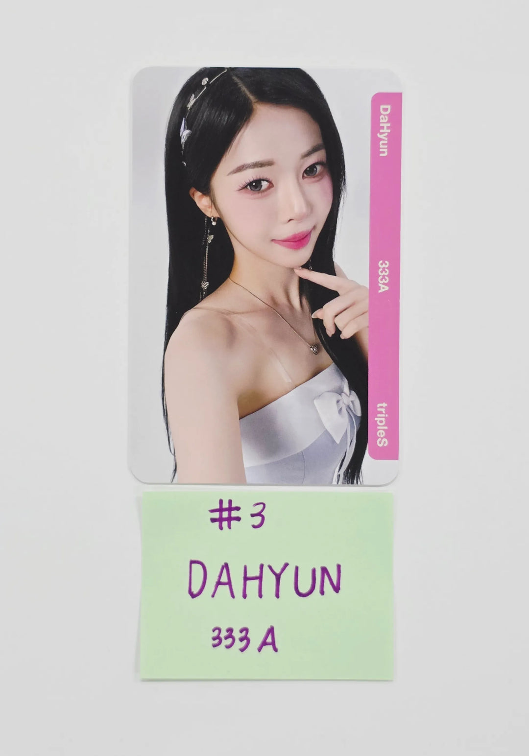 TripleS - OT24 "My Secret New Zone" Seoul Concert Farewell Party Binary02 Double Class Objekt(333A) Photocard [26.07.21]