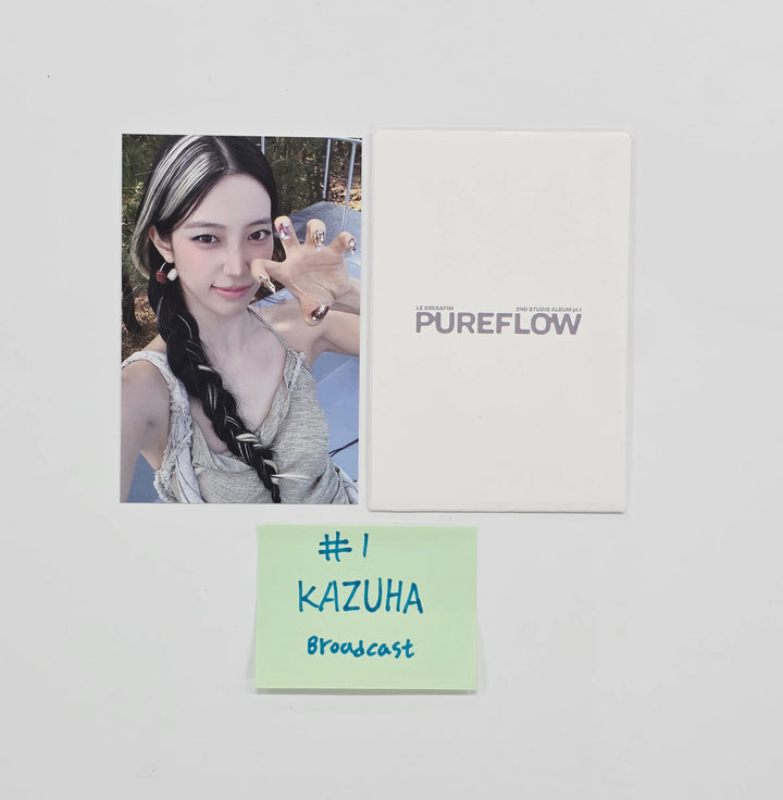 LE SSERAFIM "PUREFLOW" - Broadcast Photocard [26.07.21]